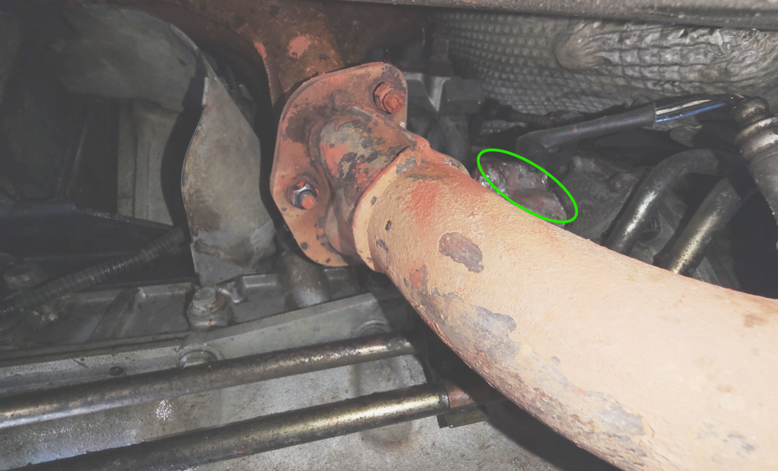 Location of CKPS under the truck view 1