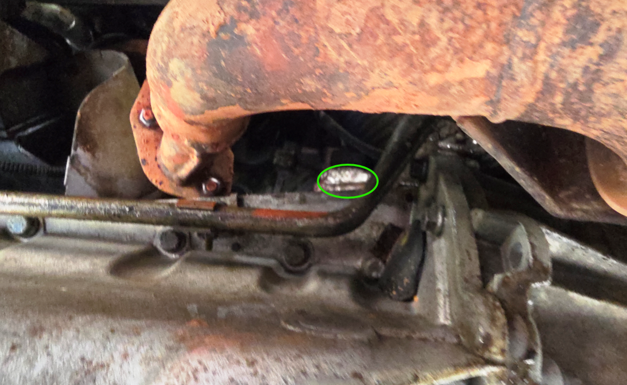 Location of CKPS under the truck view 2