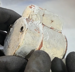 Factory shield wrapped in aluminum foil